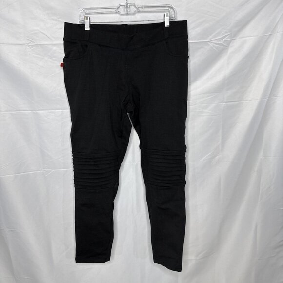 Womens Motorcycle Pants Sz 18 GOGO GEAR black Nade With Kevlar Riding Leggings - Picture 3 of 13